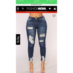 Size 9 Dark Blue Jeans